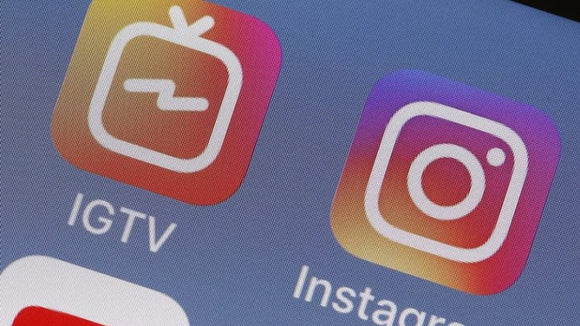 Instagram largon butonin IGTV