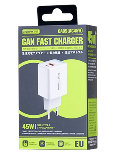 REMAX GAN CHAGER 45W CA05