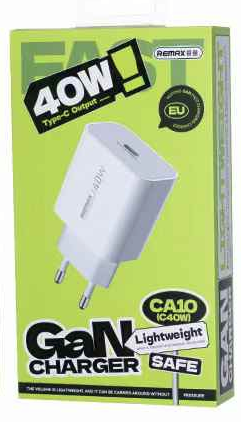REMAX GAN CHARGER 40W REMAX CA10