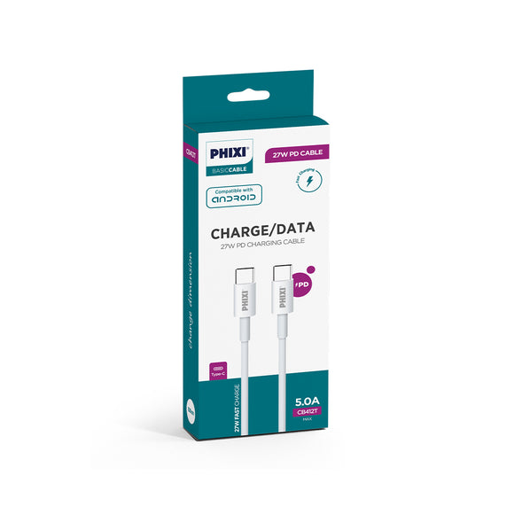 Phixi Basic CB412T Type-C to Type-C USB Charging Cable