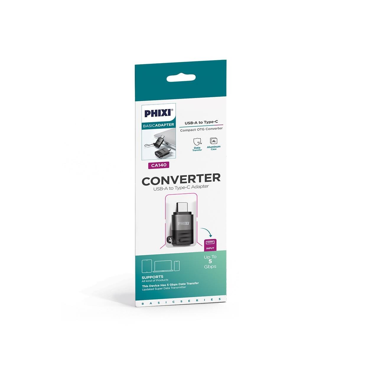 Phixi OTG USB-A TO TYPE-C CA140 – Tech Kosova