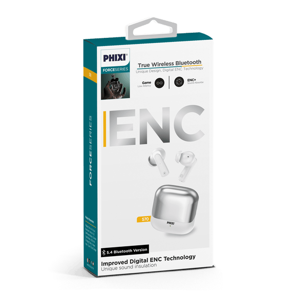 PHIXI TRUE WIRELESS BLUETOOTH EARBUDS S70