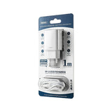 REMAX 2USB CHARGER+DATA CABLE 2.1A RP-U35