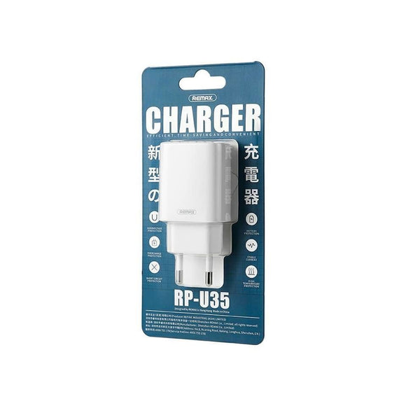 REMAX 2USB CHARGER+DATA CABLE 2.1A RP-U35