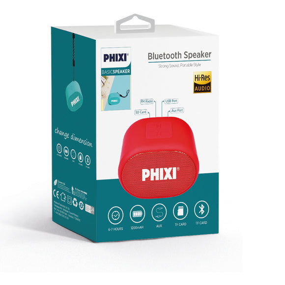 Phixi Basic S12 Wireless Bluetooth Speaker